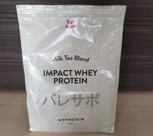 myprotein_Impactホエイプロテイン_ミルクティー味
